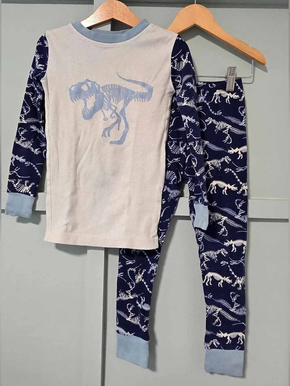 4 Pack Kids Navy & Blue Theme Pj's Burt Bees & Kirkland - Picture 5 of 5